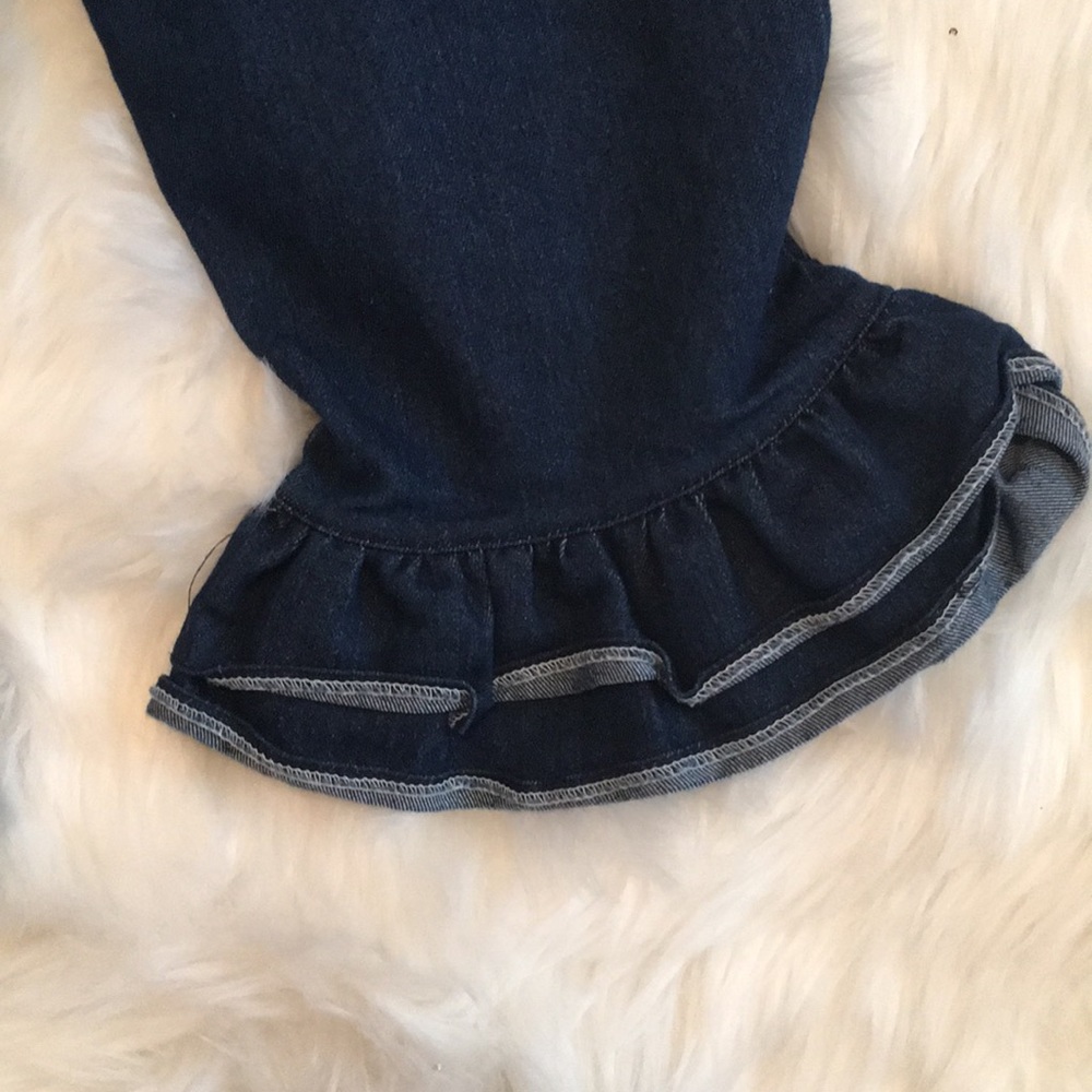 Girls Custom Ruffle Jeans - Picture 2 of 3